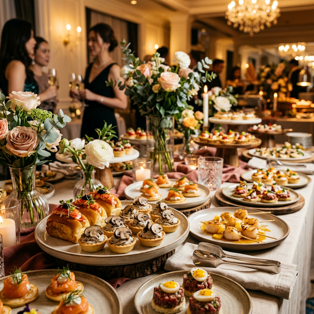 Buffet traiteur haut de gamme